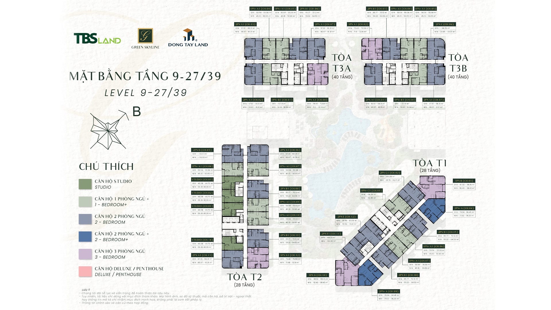 Tower massing diagram