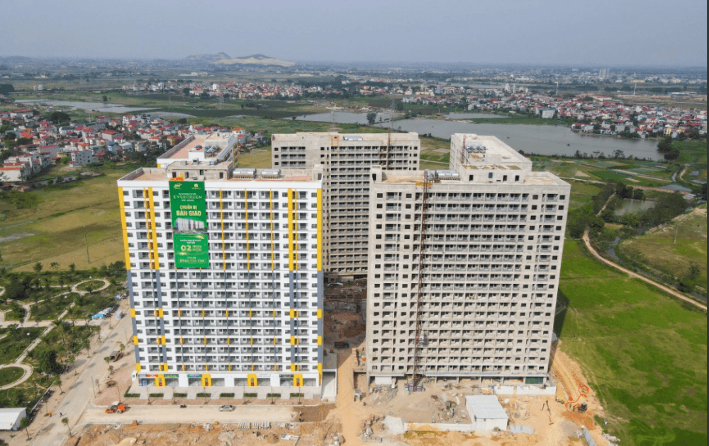 Evergreen Bac Giang — rental guarantee VND 12M/month × 3 years