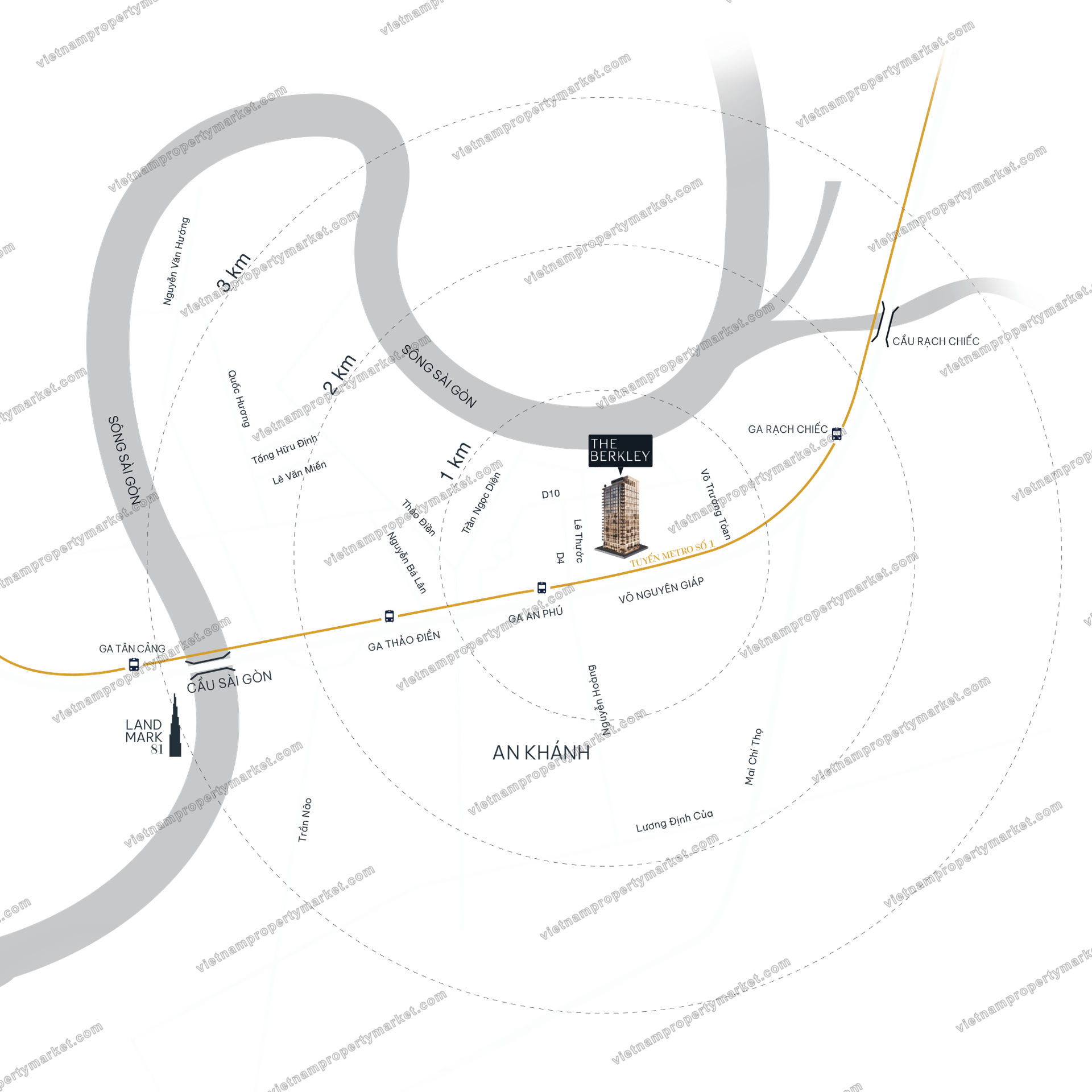 The Berkley location map